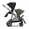 Cybex Gazelle S Double Stroller Bundle - Soho Grey / Moon Black (Taupe Frame) -Graco Store cybex gazelle s double stroller bundle soho grey moon black taupe frame 36