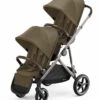 Cybex Gazelle S Double Stroller - Classic Beige (Taupe Frame) -Graco Store cybex gazelle s double stroller classic beige taupe frame 90