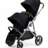 Cybex Gazelle S Double Stroller - Deep Black (Taupe Frame) -Graco Store cybex gazelle s double stroller deep black taupe frame 94