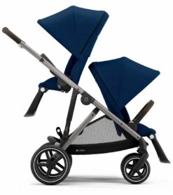 Cybex Gazelle S Double Stroller - Navy Blue (Taupe Frame) 11 Cybex Gazelle S Double Stroller - Navy Blue (Taupe Frame) -Graco Store cybex gazelle s double stroller navy blue taupe frame 94