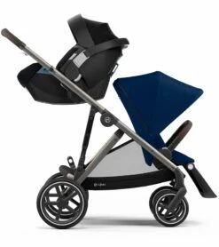 Cybex Gazelle S Double Stroller - Navy Blue (Taupe Frame) 12 Cybex Gazelle S Double Stroller - Navy Blue (Taupe Frame) -Graco Store cybex gazelle s double stroller navy blue taupe frame 95