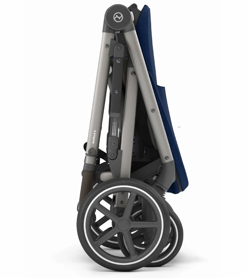 Cybex Gazelle S Double Stroller - Navy Blue (Taupe Frame) 9 Cybex Gazelle S Double Stroller - Navy Blue (Taupe Frame) - Image 7