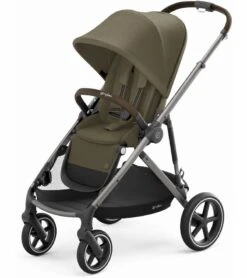 Cybex Gazelle S Stroller & Cot - Classic Beige (Taupe Frame) -Graco Store cybex gazelle s stroller cot classic beige taupe frame 36 1