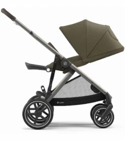 Cybex Gazelle S Single-to-Double Stroller - Classic Beige (Taupe Frame) -Graco Store cybex gazelle s stroller cot classic beige taupe frame 38