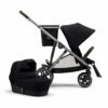 Cybex Gazelle S Stroller & Cot - Deep Black (Taupe Frame) -Graco Store cybex gazelle s stroller cot deep black taupe frame 35