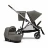 Cybex Gazelle S Stroller & Cot - Soho Grey (Taupe Frame) -Graco Store cybex gazelle s stroller cot soho grey taupe frame 41
