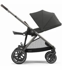 Cybex Gazelle S Stroller & Cot - Soho Grey (Taupe Frame) -Graco Store cybex gazelle s stroller cot soho grey taupe frame 43