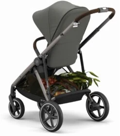 Cybex Gazelle S Stroller & Cot - Soho Grey (Taupe Frame) -Graco Store cybex gazelle s stroller cot soho grey taupe frame 44