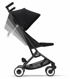 Cybex Libelle 2 Compact Stroller + Aton 2 SensorSafe Travel System Bundle - Lava Grey / Lavastone Black -Graco Store cybex libelle 2 compact stroller aton 2 sensorsafe travel system bundle lava grey lavastone black 63 1