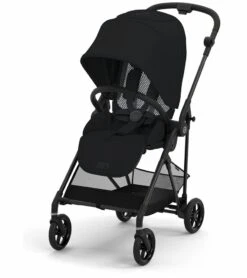 Cybex Melio Carbon 3 Stroller - Moon Black