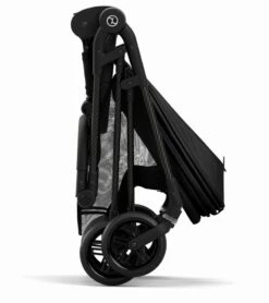 Cybex Melio Carbon + Aton 2 Travel System Bundle - Deep Black / Lavastone Black -Graco Store cybex melio carbon aton 2 travel system bundle deep black lavastone black 148
