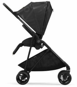 Cybex Melio Street Stroller - Real Black -Graco Store cybex melio street stroller real black 163