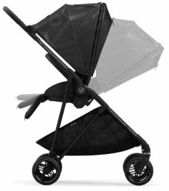 Cybex Melio Street Stroller - Real Black -Graco Store cybex melio street stroller real black 164