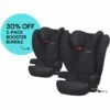 Cybex Solution B-fix Booster Car Seat - Volcano Black (2 Pack) -Graco Store cybex solution b fix booster car seat volcano black 2 pack 190