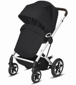 Cybex Talos S Lux All-Terrain Stroller + Aton 2 SensorSafe Travel System Bundle - River Blue / Lavastone Black -Graco Store cybex talos s lux all terrain stroller aton 2 sensorsafe travel system bundle deep black lavastone black 158