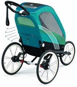Cybex Zeno Multisport Trailer Bundle - Black Frame + Maliblue Seat Pack 12 Cybex Zeno Multisport Trailer Bundle - Black Frame + Maliblue Seat Pack -Graco Store cybex zeno multisport trailer bundle black frame maliblue seat pack 193