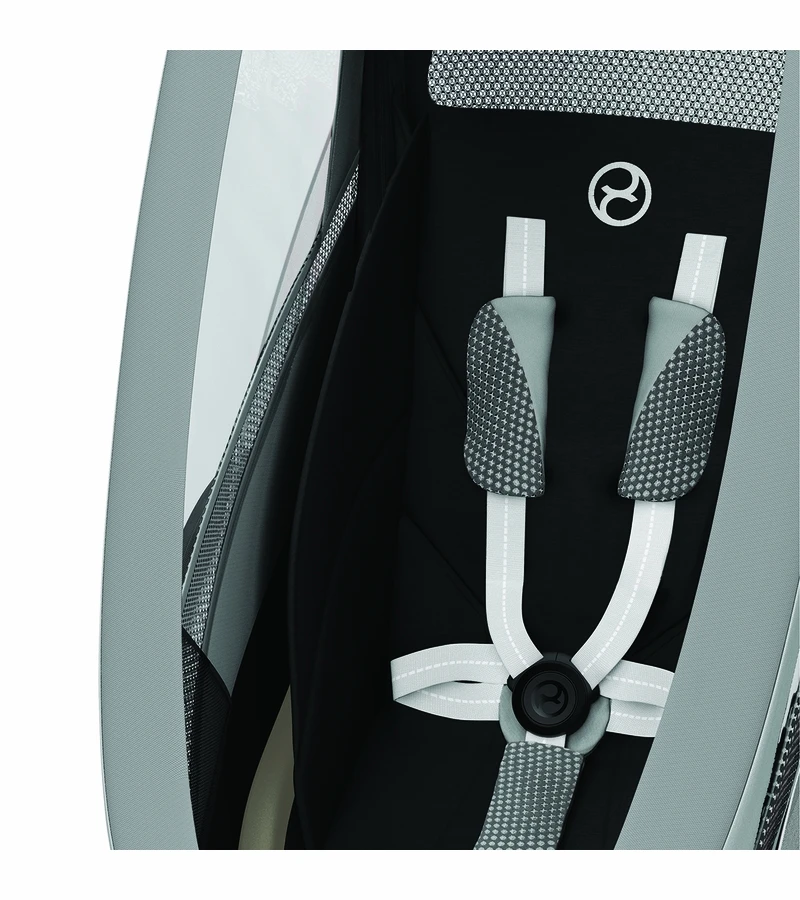 Cybex Zeno Multisport Trailer Bundle - Black/Pink Frame + Medal Grey Seat Pack 4 Cybex Zeno Multisport Trailer Bundle - Black/Pink Frame + Medal Grey Seat Pack - Image 2