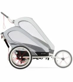 Cybex Zeno Multisport Trailer Bundle - Cream/Orange Frame + Medal Grey Seat Pack -Graco Store cybex zeno multisport trailer bundle cream orange frame medal grey seat pack 156
