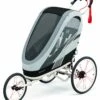 Cybex Zeno Multisport Trailer Bundle - Cream/Orange Frame + Medal Grey Seat Pack -Graco Store cybex zeno multisport trailer bundle cream orange frame medal grey seat pack 187