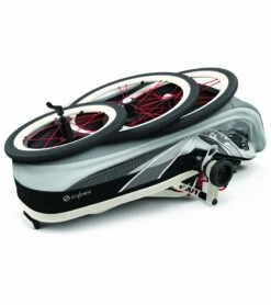 Cybex Zeno Multisport Trailer Bundle - Cream/Orange Frame + Medal Grey Seat Pack -Graco Store cybex zeno multisport trailer bundle cream orange frame medal grey seat pack 191