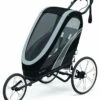 Cybex Zeno Multisport Trailer (One Box) - All Black -Graco Store cybex zeno multisport trailer one box all black 182