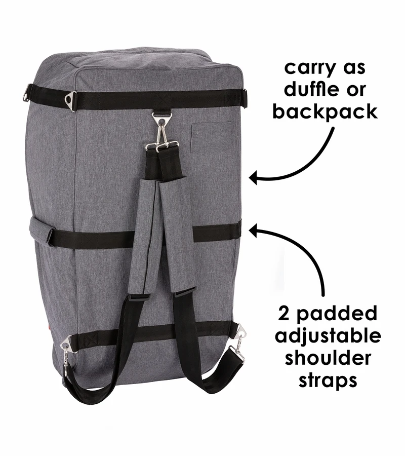 Diono Car Seat Travel Backpack - Gray 4 Diono Car Seat Travel Backpack - Gray - Image 2