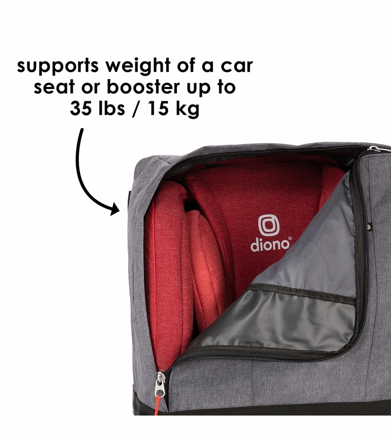 Diono Car Seat Travel Backpack - Gray 5 Diono Car Seat Travel Backpack - Gray - Image 3