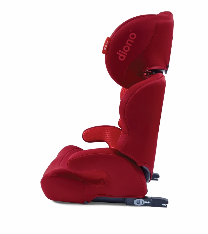 Diono Everett NXT High Back Belt Positioning Booster Car Seat - Red 5 Diono Everett NXT High Back Belt Positioning Booster Car Seat - Red - Image 3