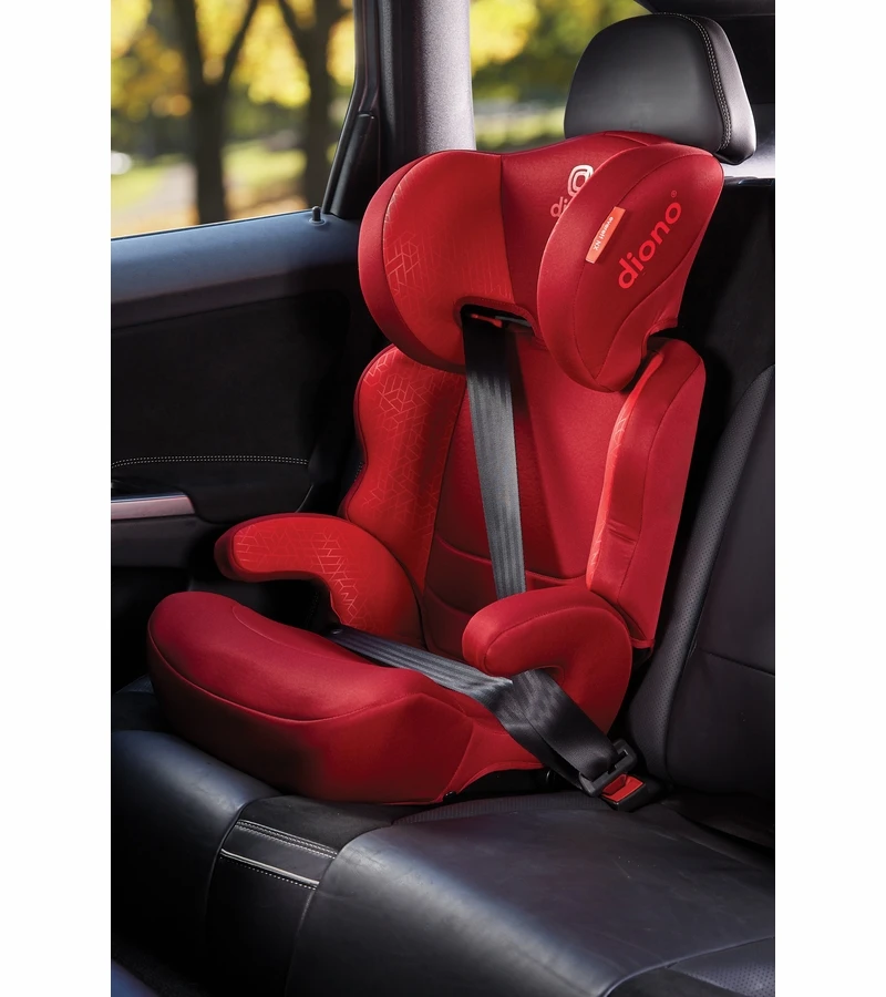 Diono Everett NXT High Back Belt Positioning Booster Car Seat - Red 8 Diono Everett NXT High Back Belt Positioning Booster Car Seat - Red - Image 6