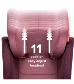 Diono Monterey 2XT Latch 2-in-1 Booster Car Seat - Plum -Graco Store diono monterey 2xt latch 2 in 1 booster car seat plum 87
