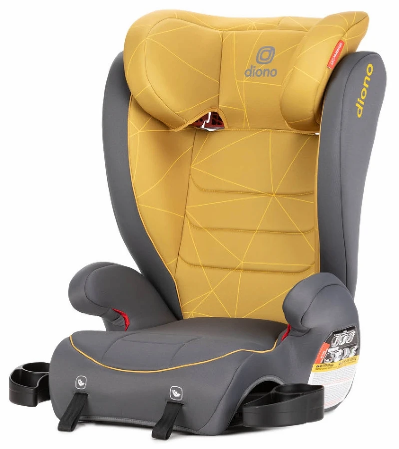 Diono Monterey 2XT Latch 2-in-1 Booster Car Seat - Yellow Sulphur 3 Diono Monterey 2XT Latch 2-in-1 Booster Car Seat - Yellow Sulphur