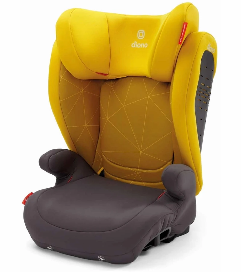 Diono Monterey 4DXT High Back Belt Positioning Booster Car Seat - Yellow Sulphur 4 Diono Monterey 4DXT High Back Belt Positioning Booster Car Seat - Yellow Sulphur - Image 2