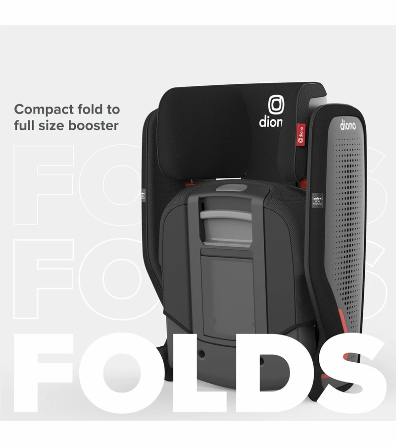 Diono Monterey 5iST FixSafe Belt Positioning High Back Booster Car Seat - Gray Slate 7 Diono Monterey 5iST FixSafe Belt Positioning High Back Booster Car Seat - Gray Slate - Image 5