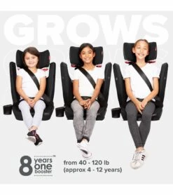 Diono Monterey 5iST FixSafe Belt Positioning High Back Booster Car Seat - Black Jet 15 Diono Monterey 5iST FixSafe Belt Positioning High Back Booster Car Seat - Black Jet -Graco Store diono monterey 5ist fixsafe belt positioning high back booster car seat blue sky 14 1