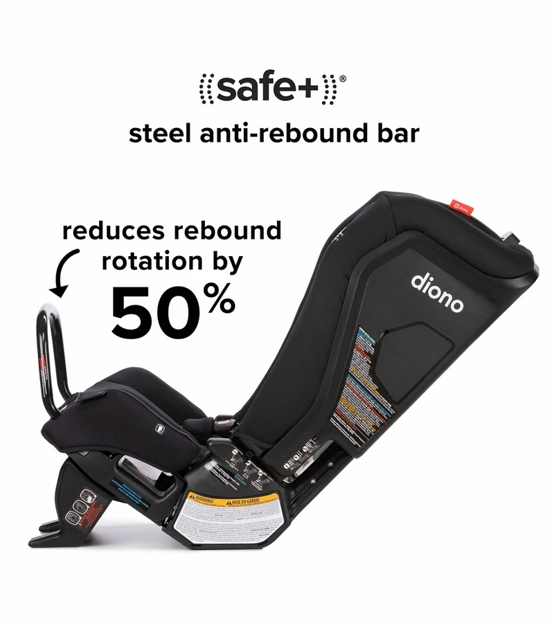 Diono Radian 3 RXT Safe+ Narrow All-in-One Convertible Car Seat - Black Jet 6 Diono Radian 3 RXT Safe+ Narrow All-in-One Convertible Car Seat - Black Jet - Image 4
