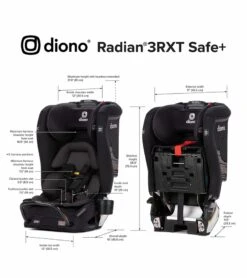 Diono Radian 3 RXT Safe+ Narrow All-in-One Convertible Car Seat - Purple Plum -Graco Store diono radian 3 rxt safe narrow all in one convertible car seat purple plum 13 1