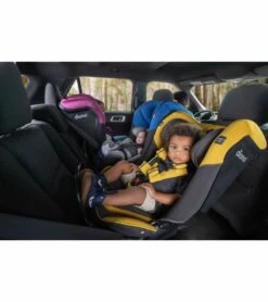 Diono Radian 3QX Ultimate 3 Across All-in-One Convertible Car Seat - Gray Slate -Graco Store diono radian 3qx ultimate 3 across all in one convertible car seat black jet 98 1