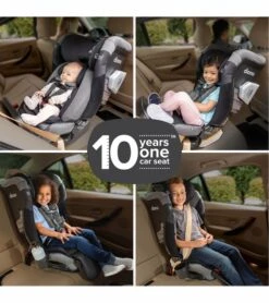Diono Radian 3QXT+ Narrow All-in-One Convertible Car Seat - Black Jet -Graco Store diono radian 3qxt narrow all in one convertible car seat black jet 86