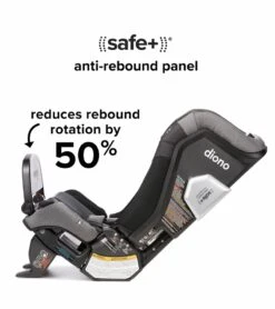 Diono Radian 3QXT+ Narrow All-in-One Convertible Car Seat - Black Jet -Graco Store diono radian 3qxt narrow all in one convertible car seat black jet 87