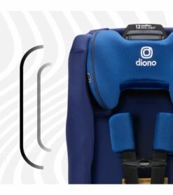 Diono Radian 3R SafePlus All-in-One Convertible Car Seat - Blue Sky -Graco Store diono radian 3r safeplus all in one convertible car seat blue sky 11