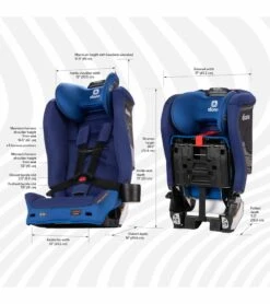 Diono Radian 3R SafePlus All-in-One Convertible Car Seat - Blue Sky -Graco Store diono radian 3r safeplus all in one convertible car seat blue sky 8