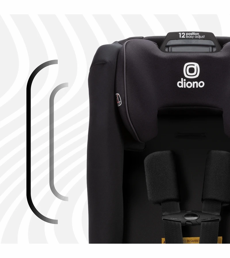 Diono Radian 3R SafePlus All-in-One Convertible Car Seat - Jet Black 7 Diono Radian 3R SafePlus All-in-One Convertible Car Seat - Jet Black - Image 5