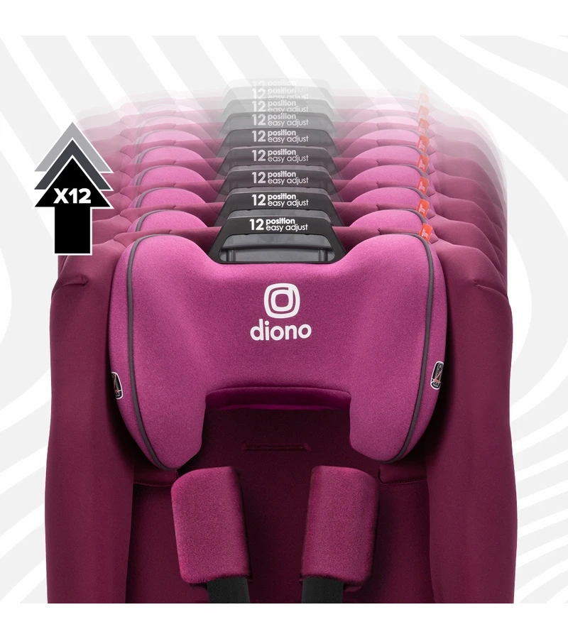 Diono Radian 3R SafePlus All-in-One Convertible Car Seat - Purple Plum 6 Diono Radian 3R SafePlus All-in-One Convertible Car Seat - Purple Plum - Image 4