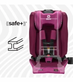 Diono Radian 3R SafePlus All-in-One Convertible Car Seat - Purple Plum 14 Diono Radian 3R SafePlus All-in-One Convertible Car Seat - Purple Plum -Graco Store diono radian 3r safeplus all in one convertible car seat purple plum 12