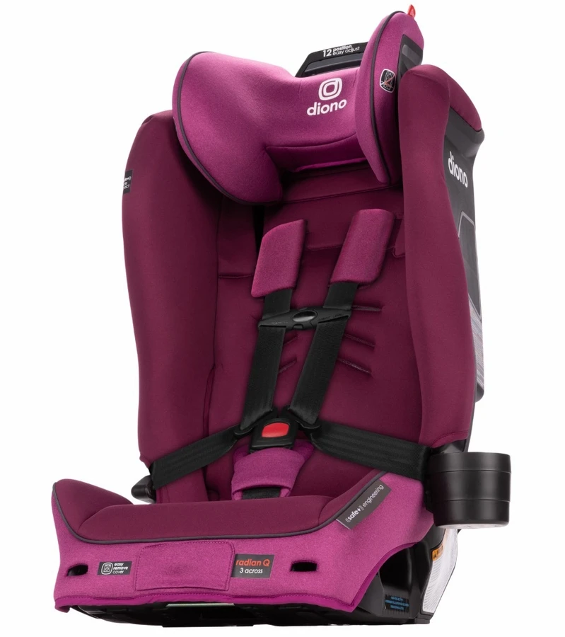 Diono Radian 3R SafePlus All-in-One Convertible Car Seat - Purple Plum 3 Diono Radian 3R SafePlus All-in-One Convertible Car Seat - Purple Plum