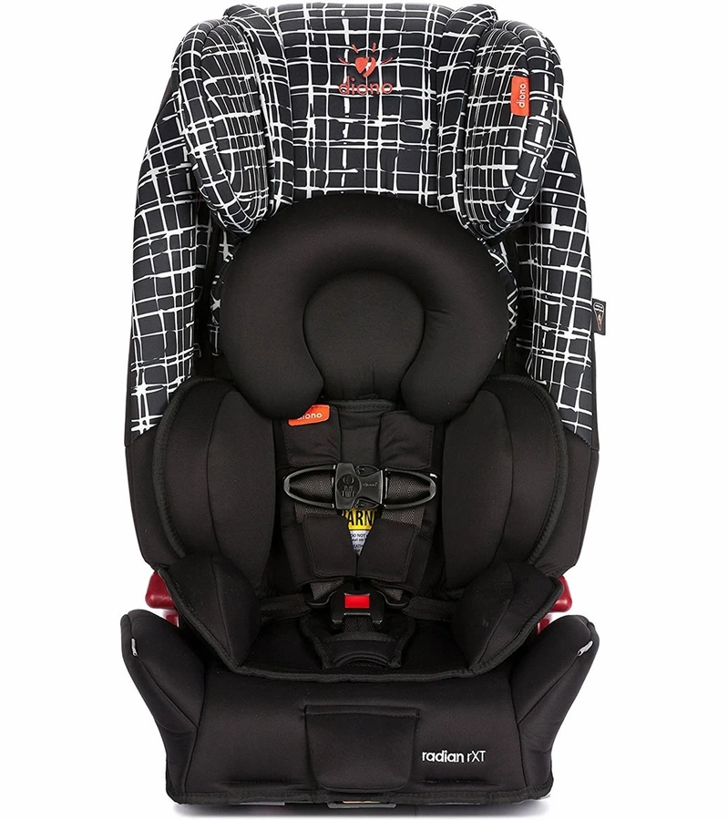 Diono Radian RXT Convertible + Booster Car Seat - Black Plaid 4 Diono Radian RXT Convertible + Booster Car Seat - Black Plaid - Image 2