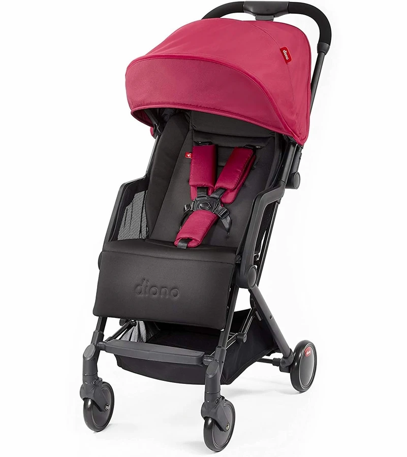 Diono Traverze Silver Edition Compact Stroller - Pink 3 Diono Traverze Silver Edition Compact Stroller - Pink