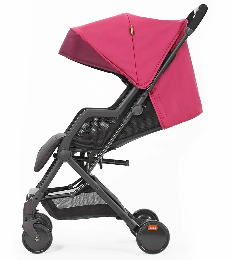 Diono Traverze Silver Edition Compact Stroller - Pink 5 Diono Traverze Silver Edition Compact Stroller - Pink - Image 3
