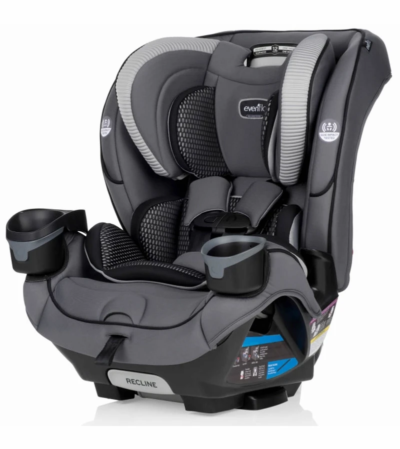 Evenflo Everyfit 4-In-1 Convertible Car Seat - Winston 3 Evenflo Everyfit 4-In-1 Convertible Car Seat - Winston