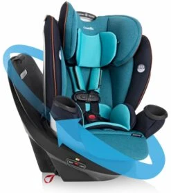 Evenflo GOLD Revolve360 Rotating All-In-One Car Seat - Sapphire Blue